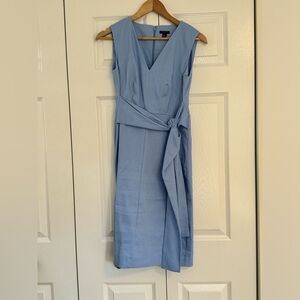 Ann Taylor Linen Toe Waist Dress - Size 0P